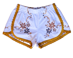 Embroidered Italian Dolphin Shorts - One of a Kind