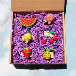 Tutti Fruitti Napkin Rings Boxed Set of 6