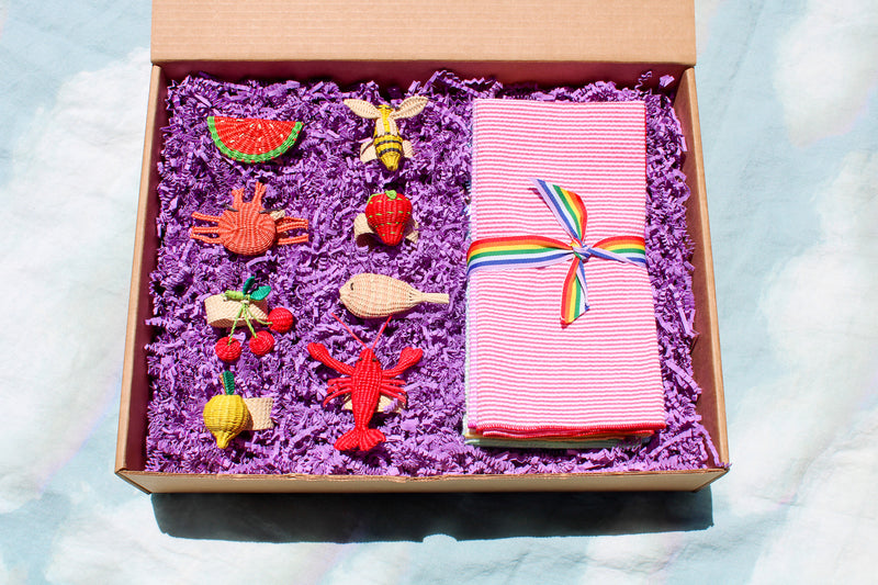 Summer Fun Napkin Rings Set