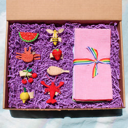 Summer Fun Napkin Rings Set