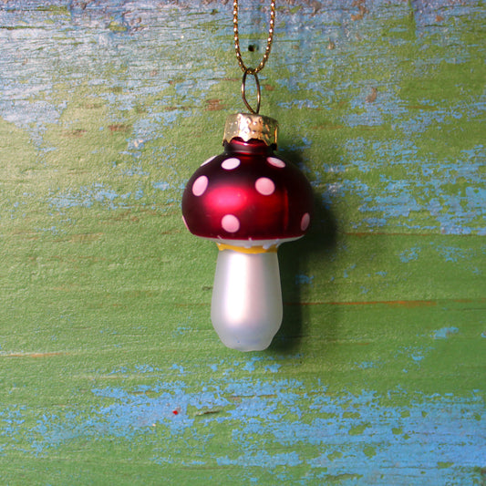 Tiny Mushroom Ornament
