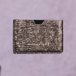 Shimmer Leather Card Holder
