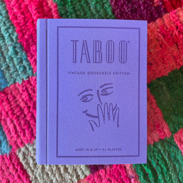 Taboo Game Bookshelf Edition