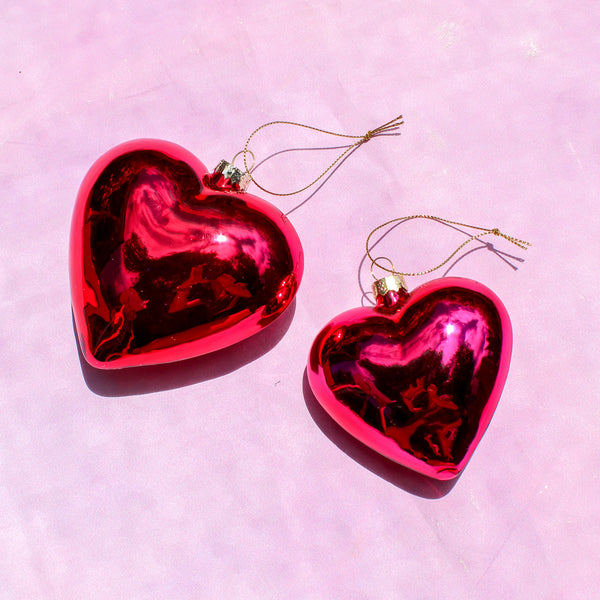 Pink Heart Ornament