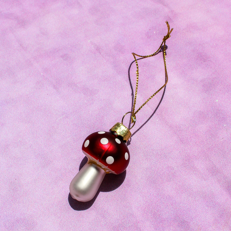 Tiny Mushroom Ornament