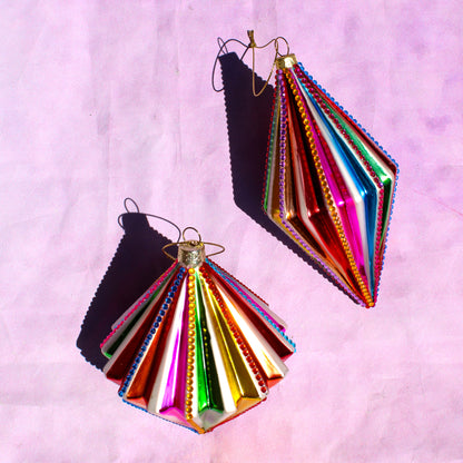 Spectrum Spindle Ornament