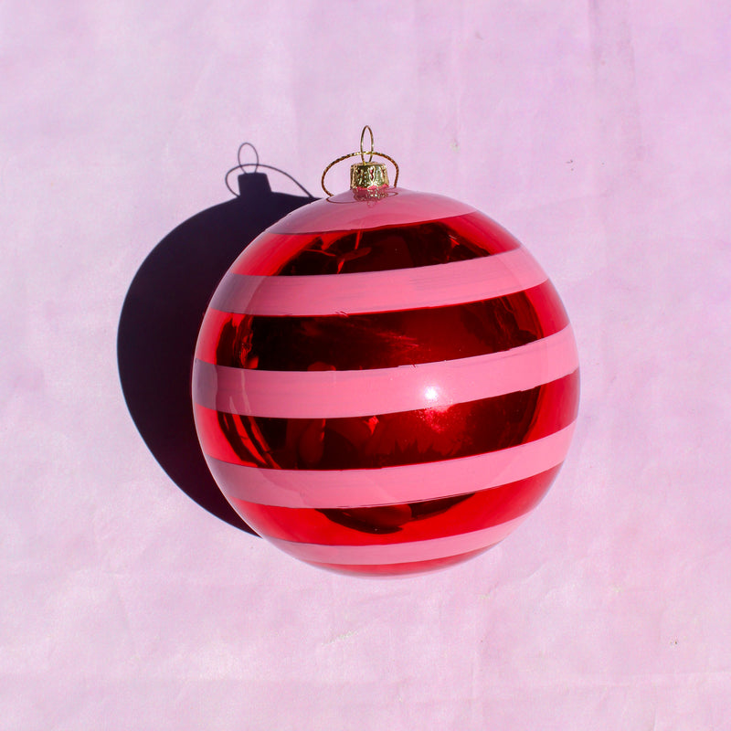 Jolly Stripe Bauble Ornament