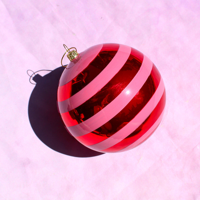 Jolly Stripe Bauble Ornament