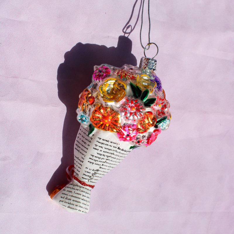 Floral Delivery Ornament