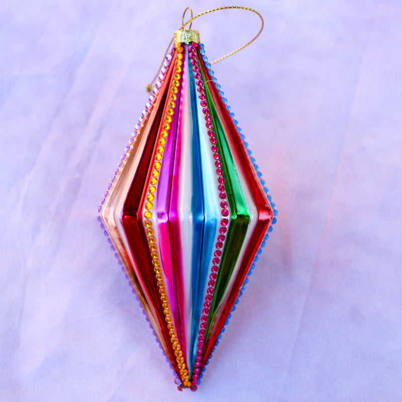 Spectrum Spindle Ornament