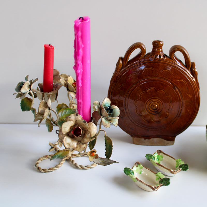 Antique Pottery Flask