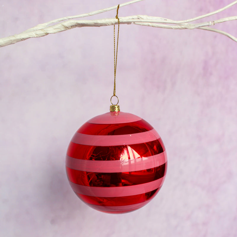 Jolly Stripe Bauble Ornament