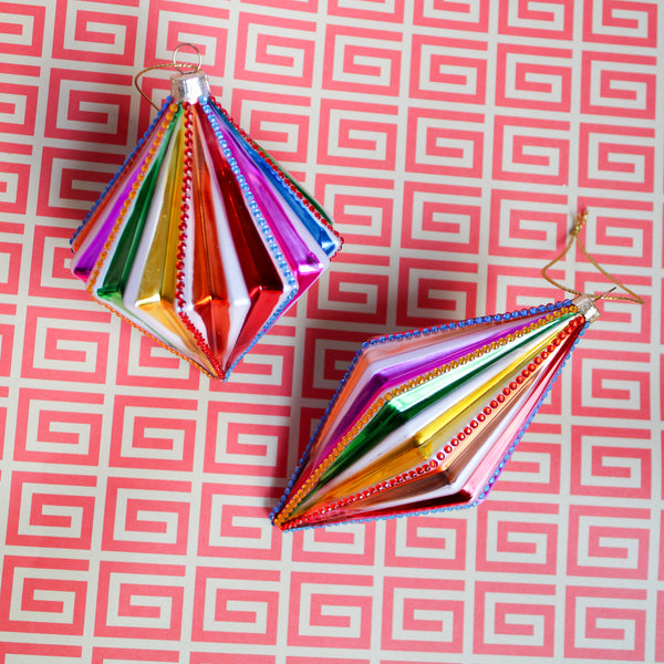 Spectrum Spindle Ornament