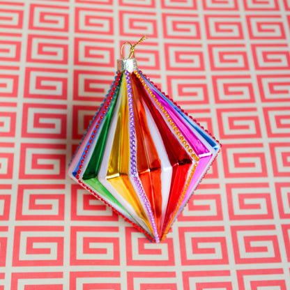 Spectrum Spindle Ornament