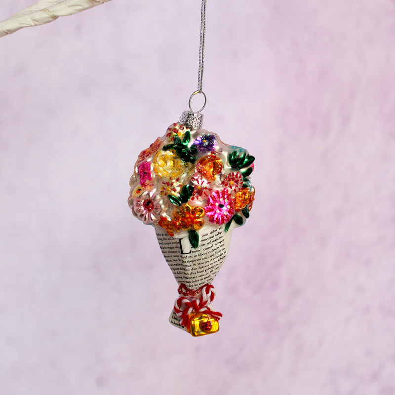Floral Delivery Ornament