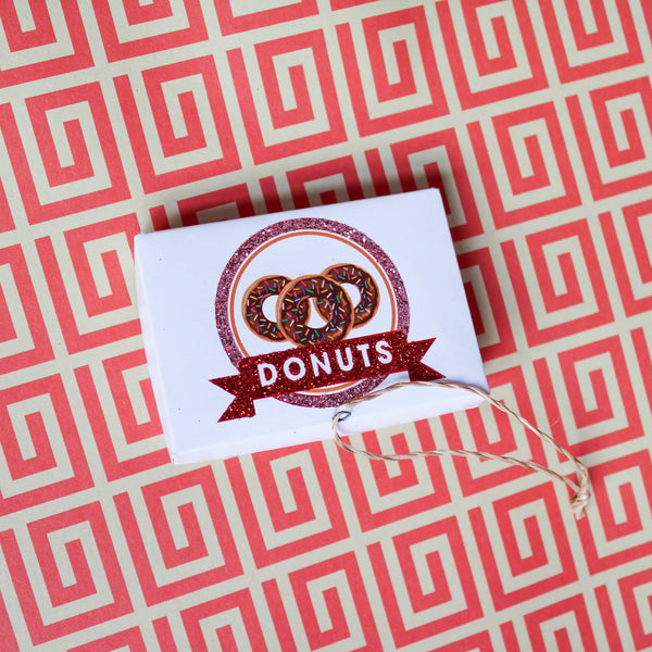 Boxed Donut Ornament