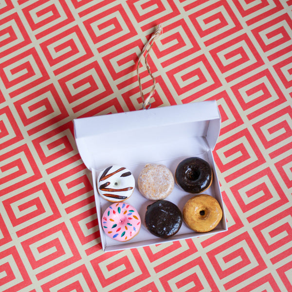 Boxed Donut Ornament