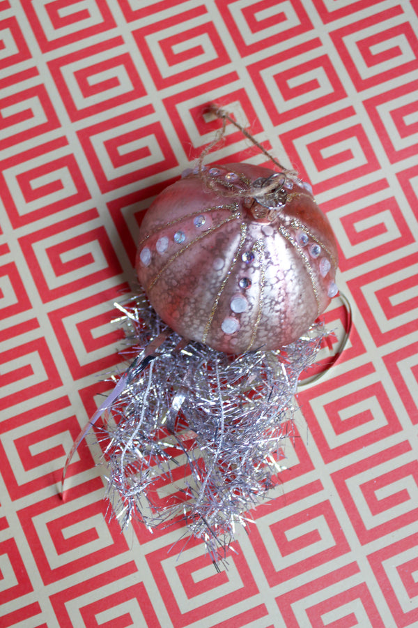 Tinsel Jellyfish Ornament