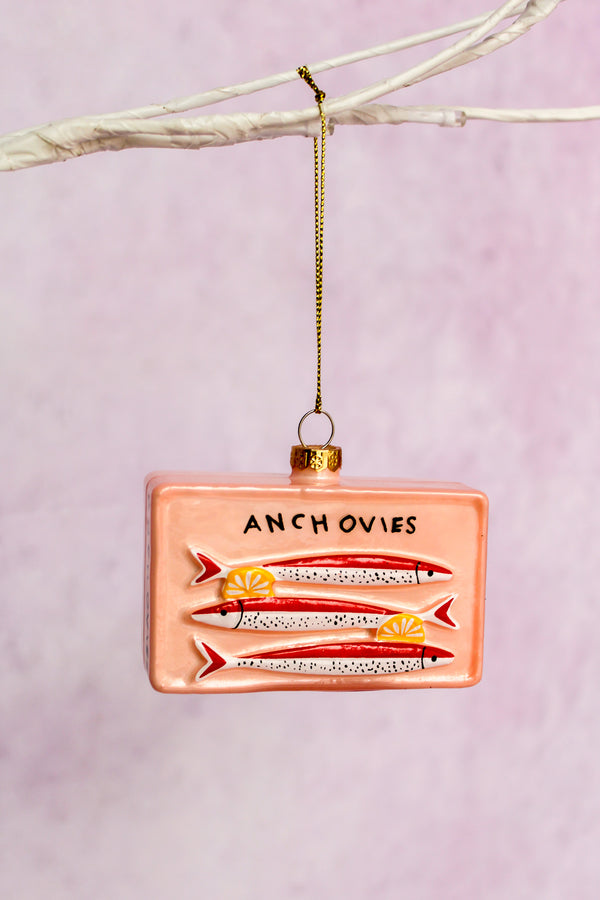 Anchovies Can Ornament