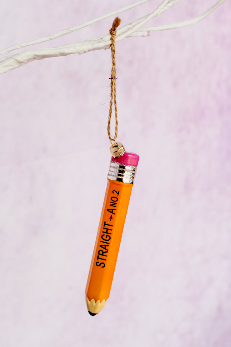 Straight A No. 2 Pencil Ornament