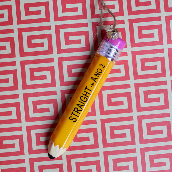 Straight A No. 2 Pencil Ornament
