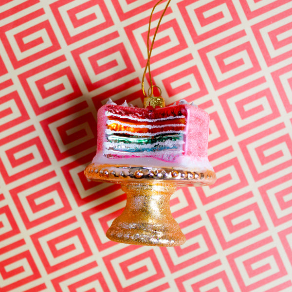 Rainbow Cake Ornament