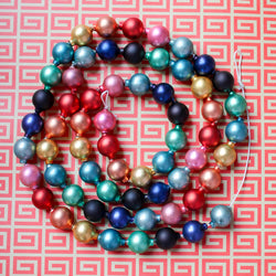 Bright Glass Ball Garland