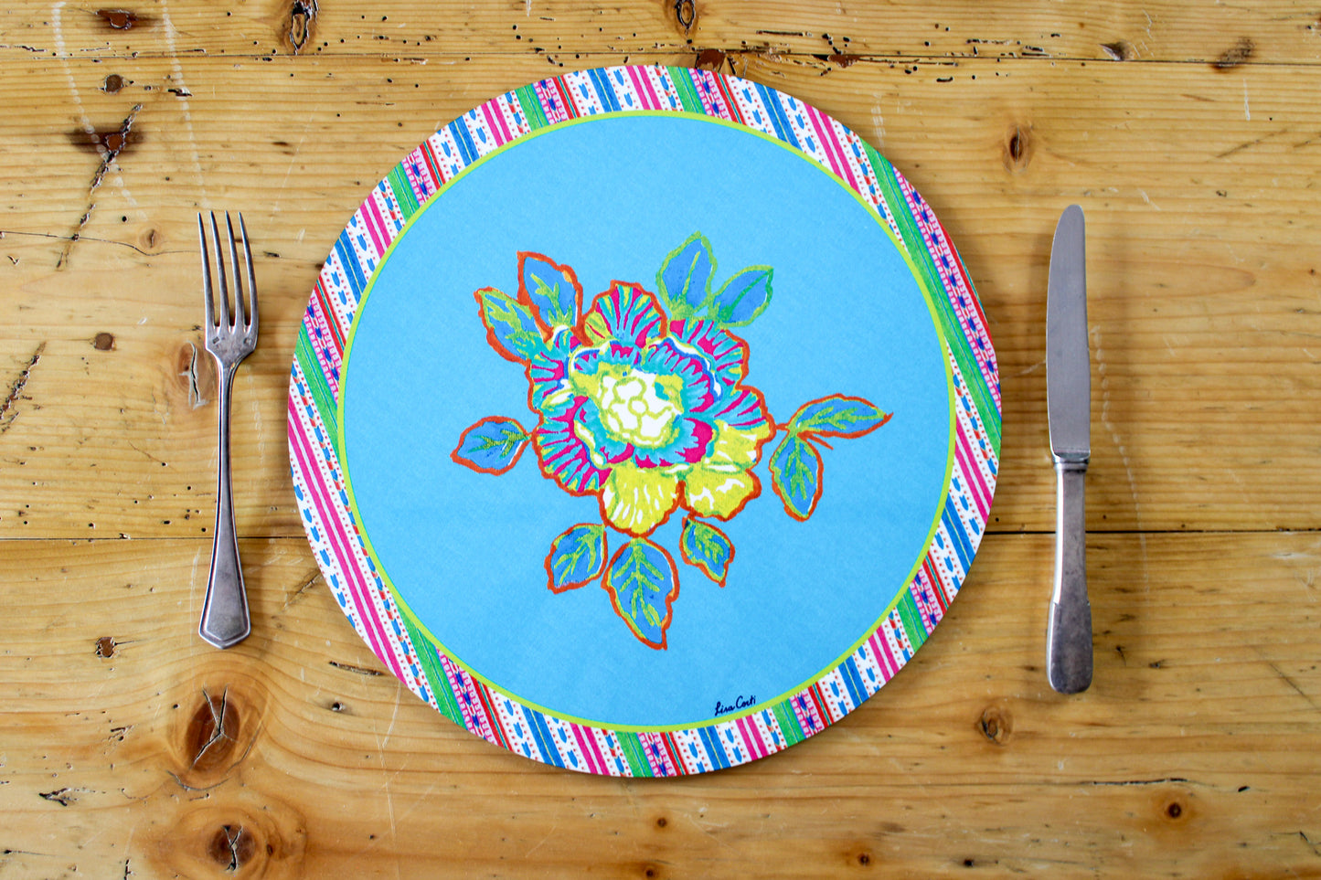 English Rose Placemat - Glicine