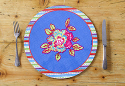 English Rose Placemat - Celeste