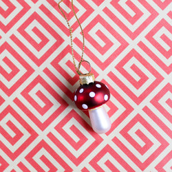 Tiny Mushroom Ornament