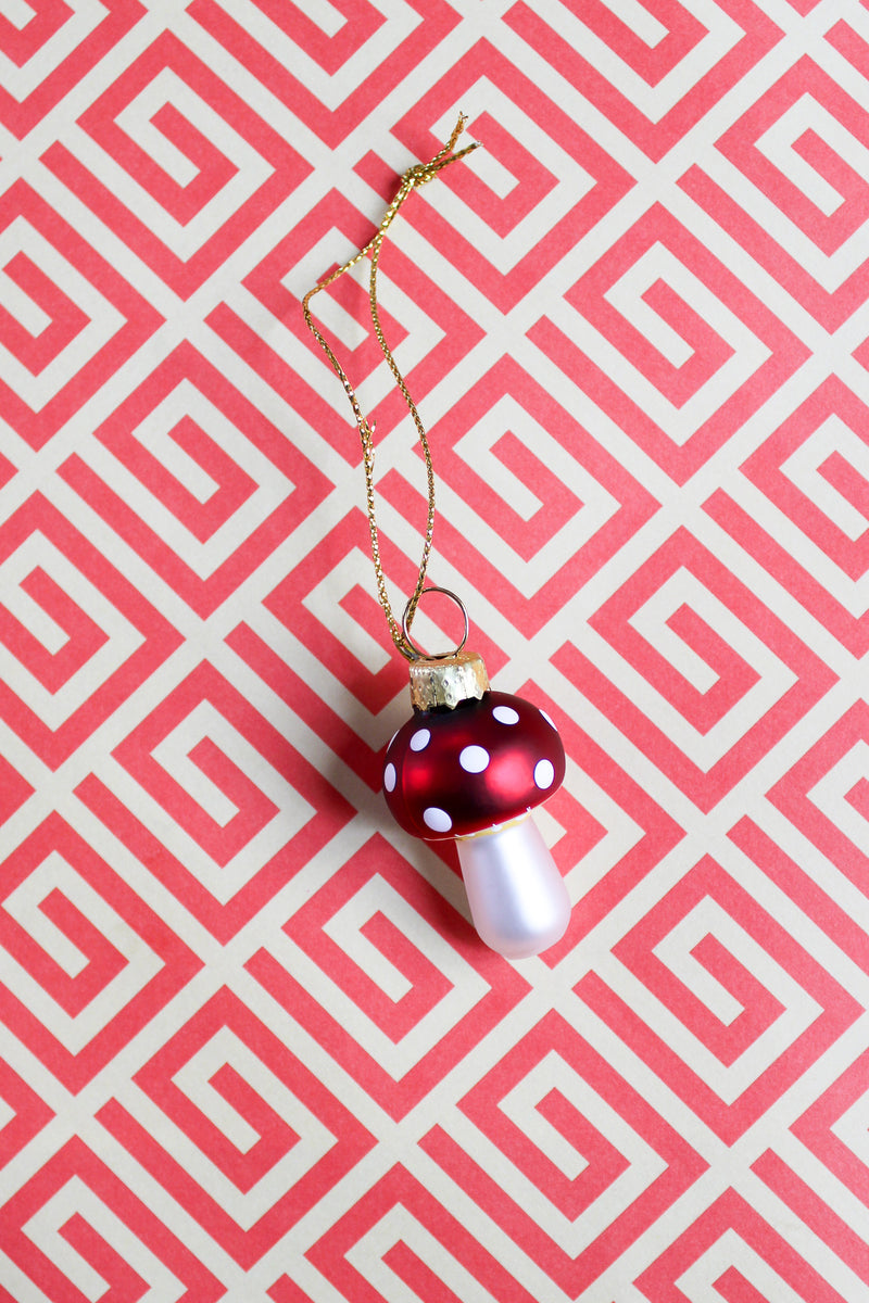 Tiny Mushroom Ornament