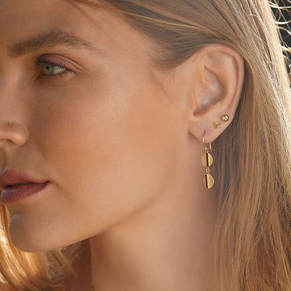 Pyramid Stud Earrings