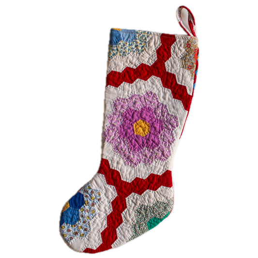 Vintage Quilt Stocking No. 2
