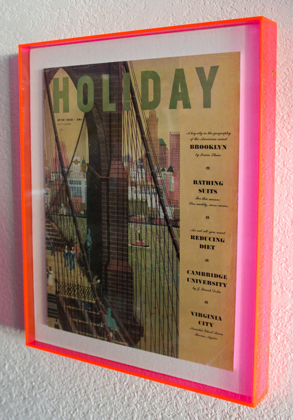 Framed Holiday Magazine Cover - June 1950, "Brooklyn"