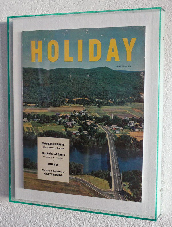 Framed Holiday Magazine Cover - June 1952, "Massachusetts"