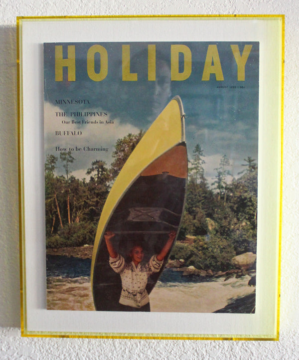 Framed Holiday Magazine Cover - August 1955, "Minnesota"