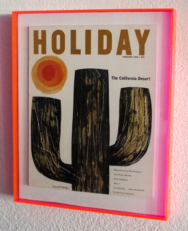 Framed Holiday Magazine Cover - February 1962, "California Desert"