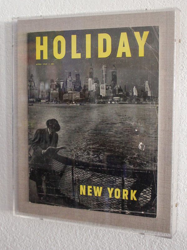 Framed Holiday Magazine Cover - April 1949, "New York"