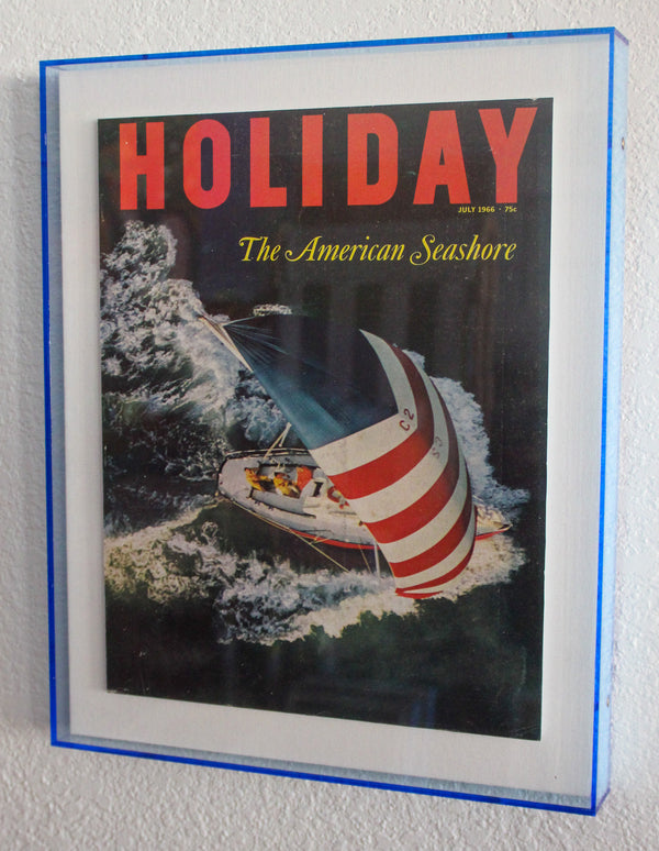 Framed Holiday Magazine Cover - July 1966, "The American Seashore"