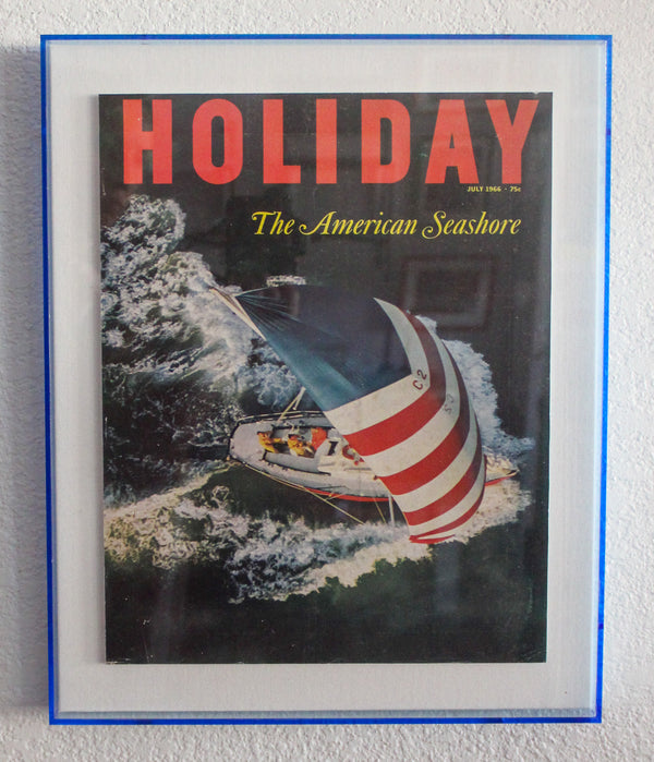 Framed Holiday Magazine Cover - July 1966, "The American Seashore"