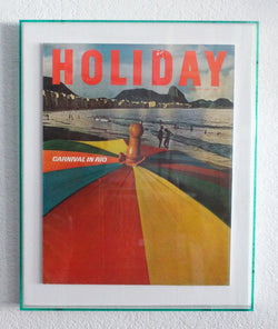 Framed Holiday Magazine Cover - February 1966, "Rio"