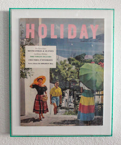 Framed Holiday Magazine Cover - February 1951, "The Virgin Islands"