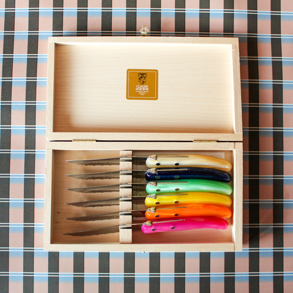 Rainbow Steak Knives