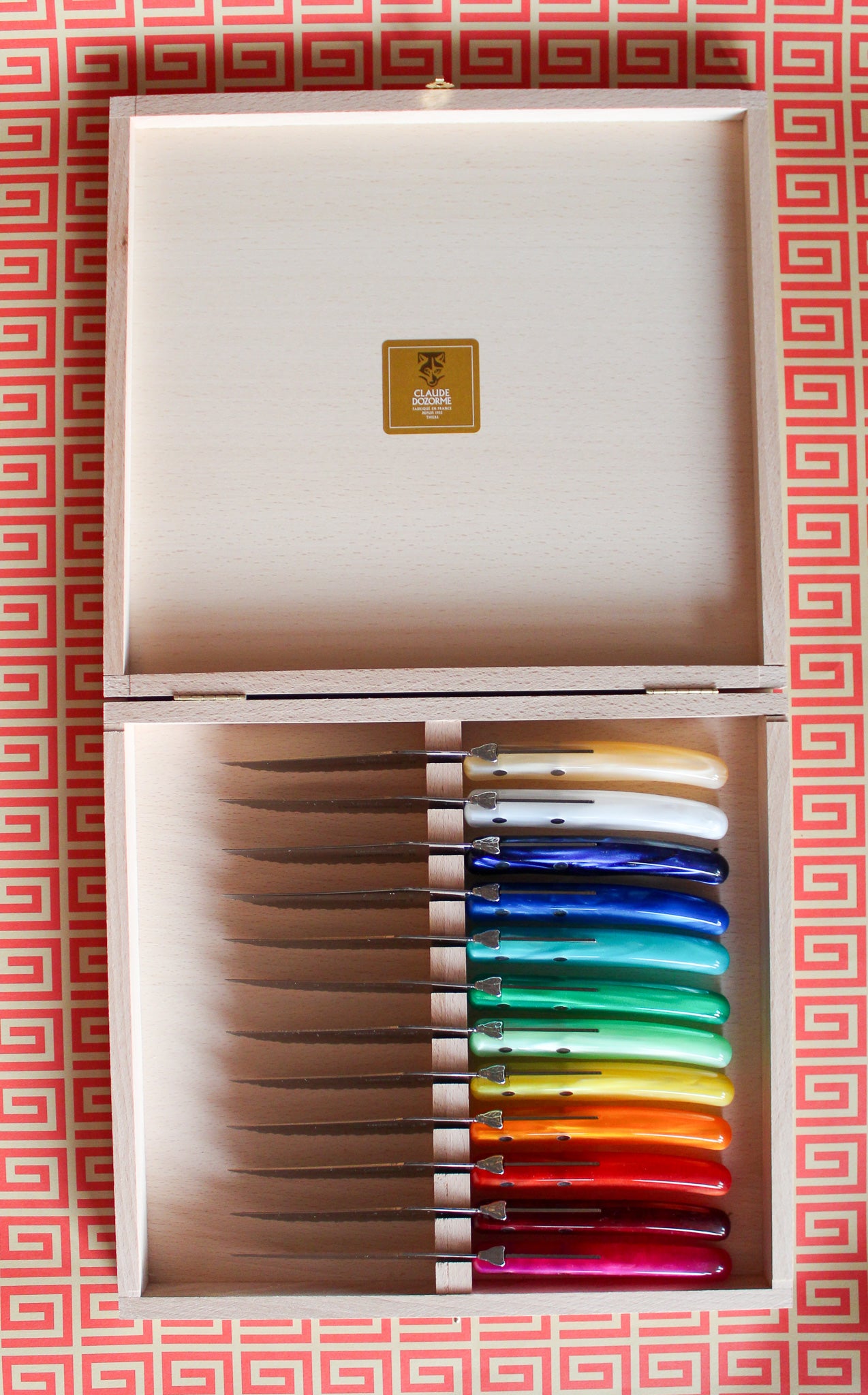 Rainbow Steak Knives
