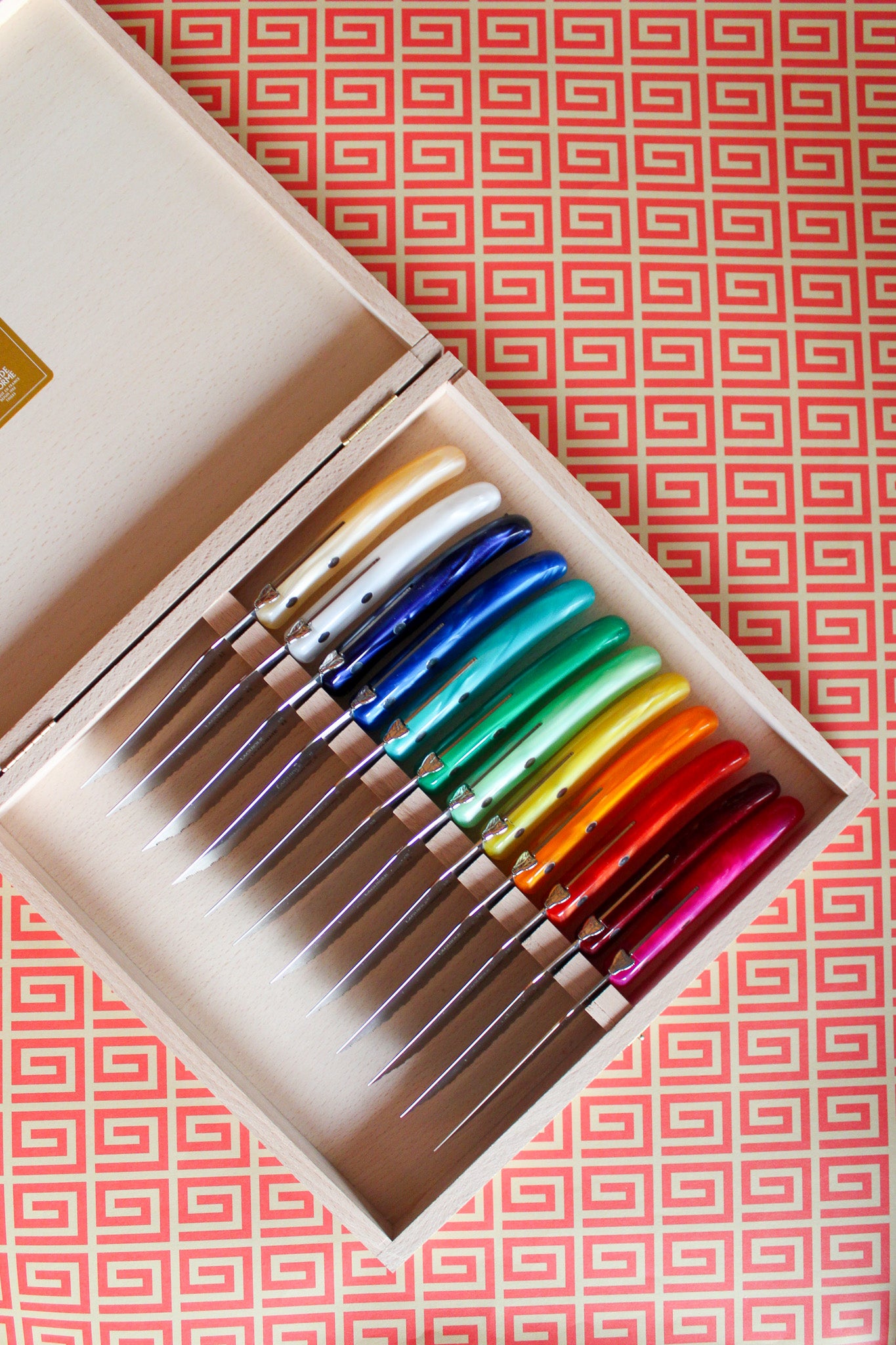 Rainbow Steak Knives