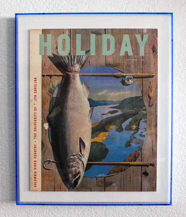 Framed Holiday Magazine Cover - June 1949 "Colombia River Country"