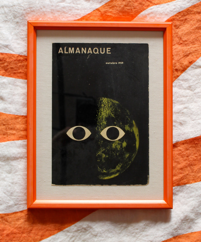 Framed Almanaque Magazine Cover - October 1959