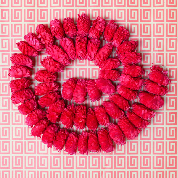 Solawood Flower Garland - Red