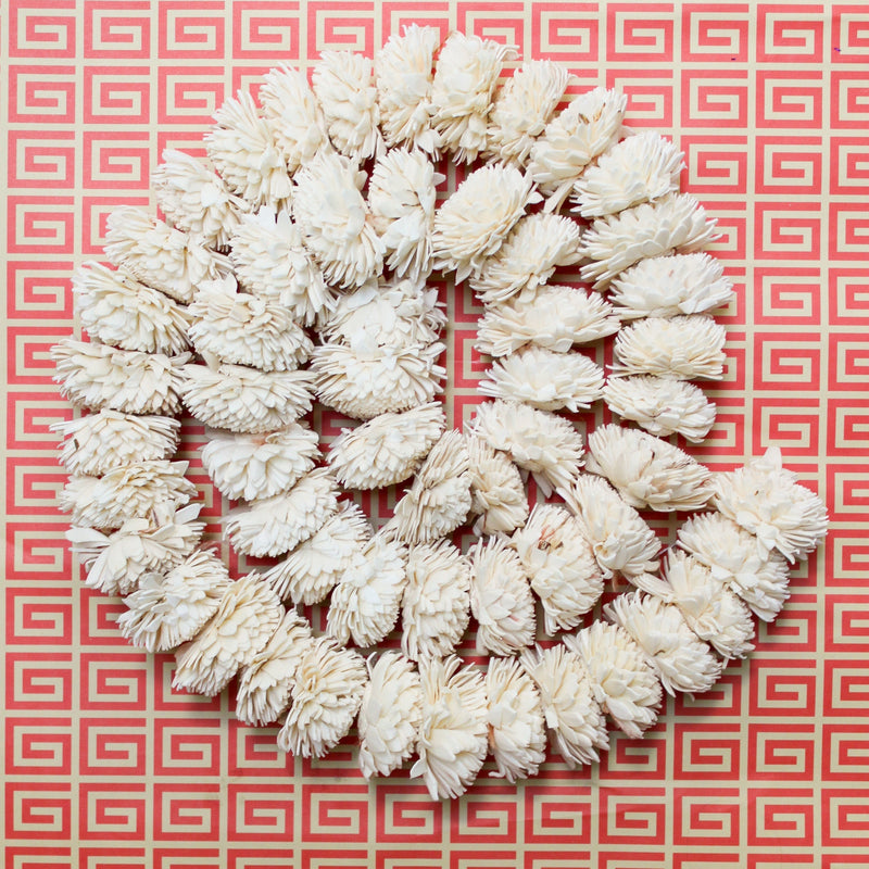 Solawood Flower Garland - Ivory