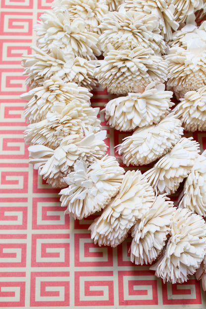 Solawood Flower Garland - Deep Purple